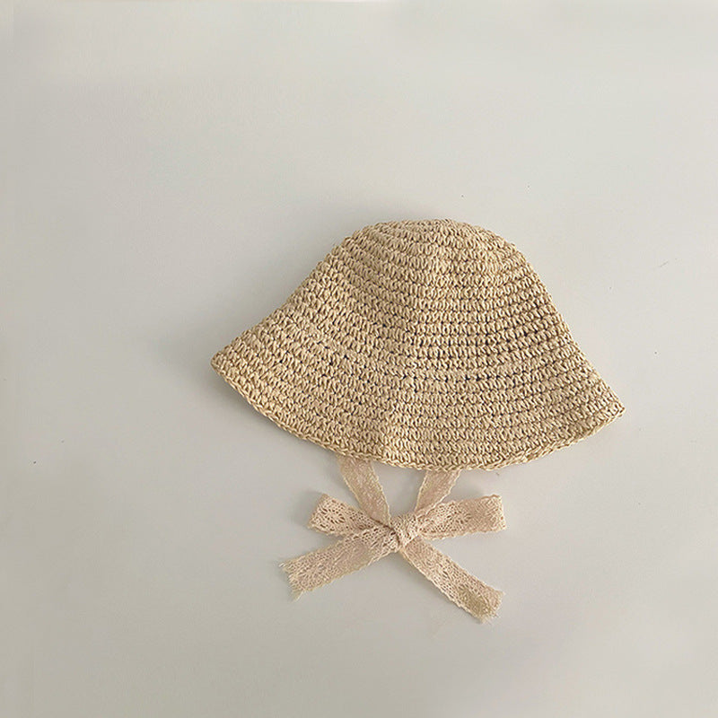 Children's Popular Lace Straw Hat Sun Kids' Headwear