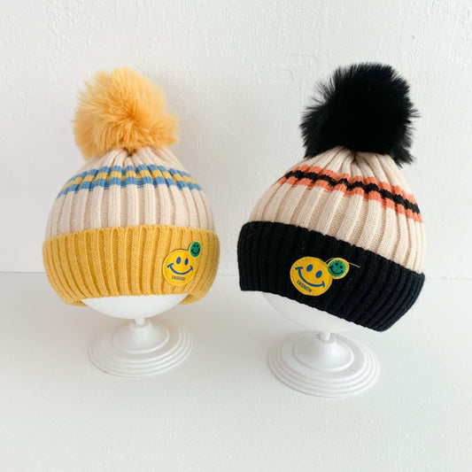 Hat Winter Cute Woolen Earflaps Boys Kids' Headwear