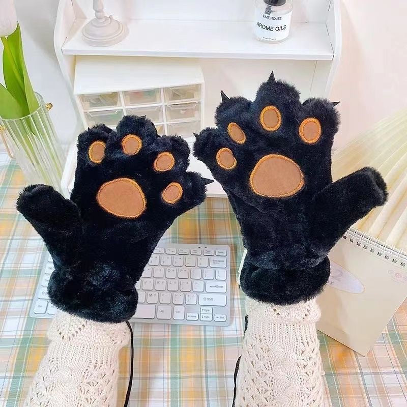 Paw For Boys Fleece Lined Padded Warm Gloves