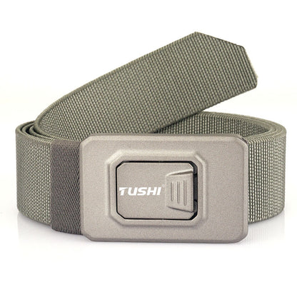 Men's Aluminum Alloy Release Buckle Tactical Nylon Belts