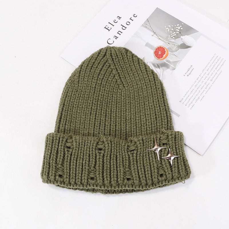 Hat Outdoor Fashionable Warm Windproof Beanie Hats & Caps