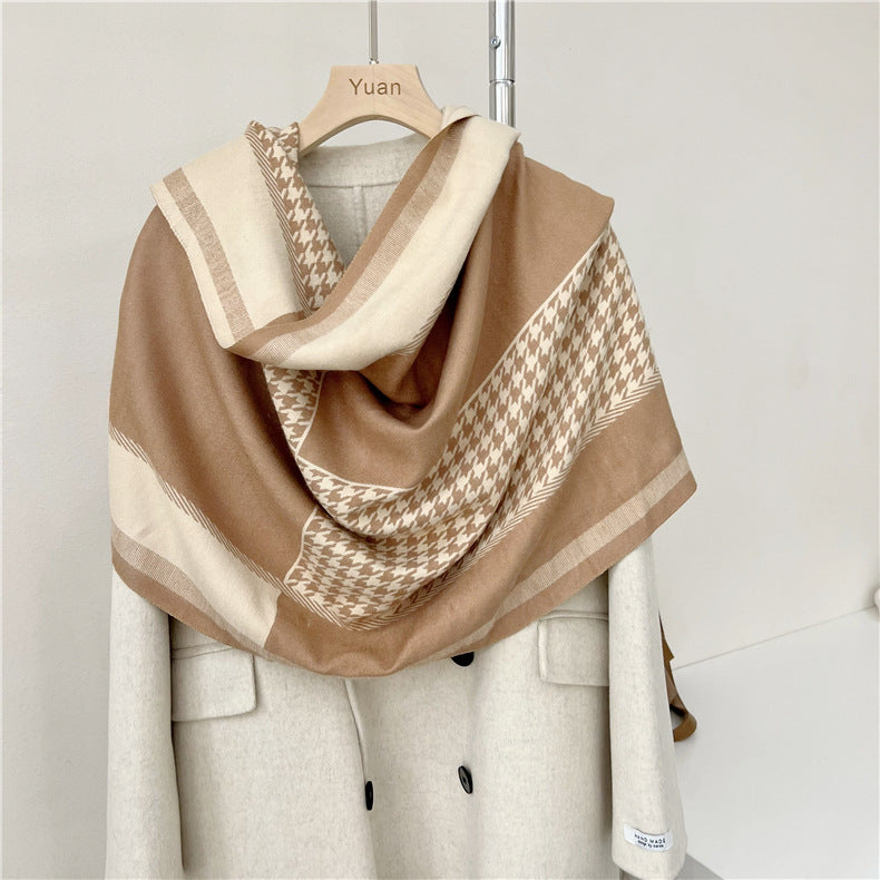 Women's Outer Match Neck Warmer Office Blanket Scarfs