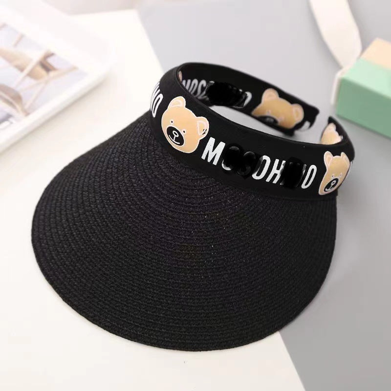 Children's Sunhat Summer Sun Protection Hat Cartoon Topless Kids' Headwear