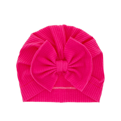 Children's Hat Cotton Sleeve Bow Indian Beanie Kids' Headwear