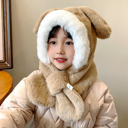 Children's Winter Fleece Lined Padded Warm Keeping Windproof Earflaps Boys Kids' Headwear