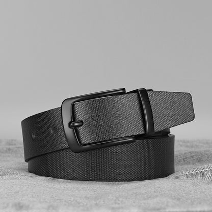 Men's Pin Buckle Double-sided Available Practical High Sense Tailored Belts