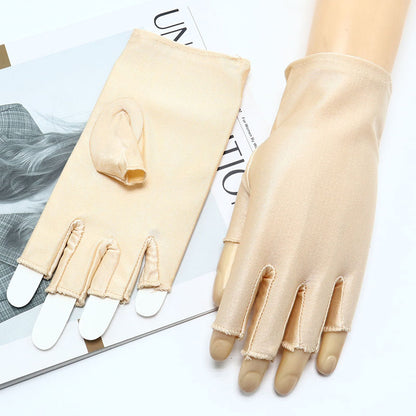 Women's Spandex Summer Solid Color Thin Jewelry Gloves