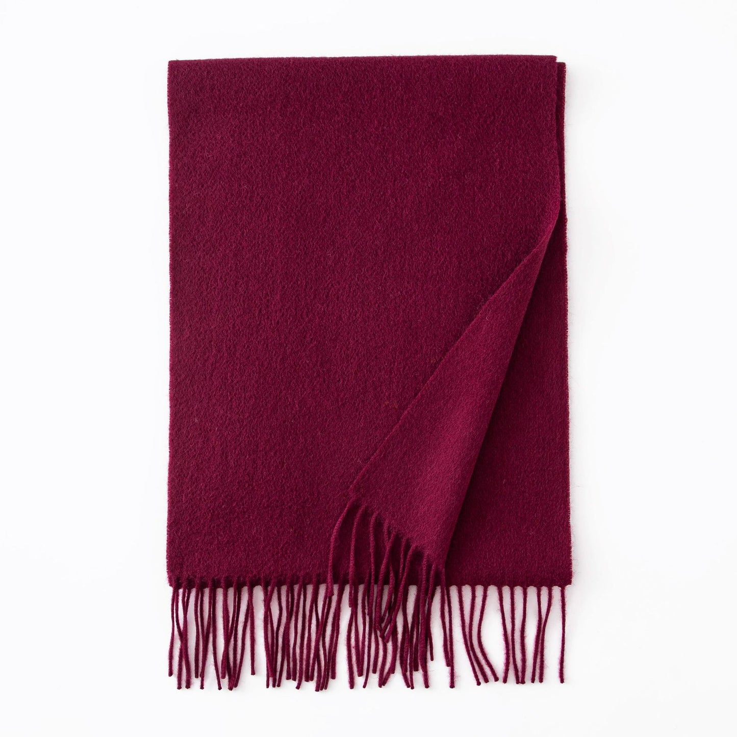 Women's Wool Solid Color Thickened Warm Shawl Scarfs