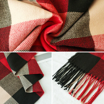 Female Winter High-grade Mohair Artificial Cashmere Scarfs