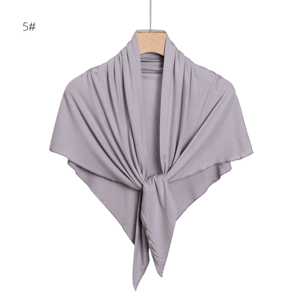 Women's Triangular Binder Elastic Mercerized Cotton Hair Scarfs