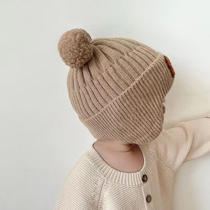 Knitted Earmuffs Winter Thickened Warm Wool Kids' Headwear