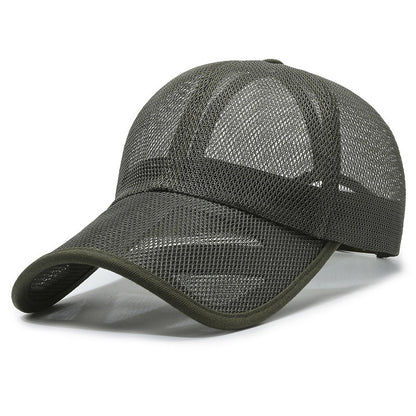 Women's & Men's Hat Summer Full Mesh Baseball Sun Breathable Hats & Caps