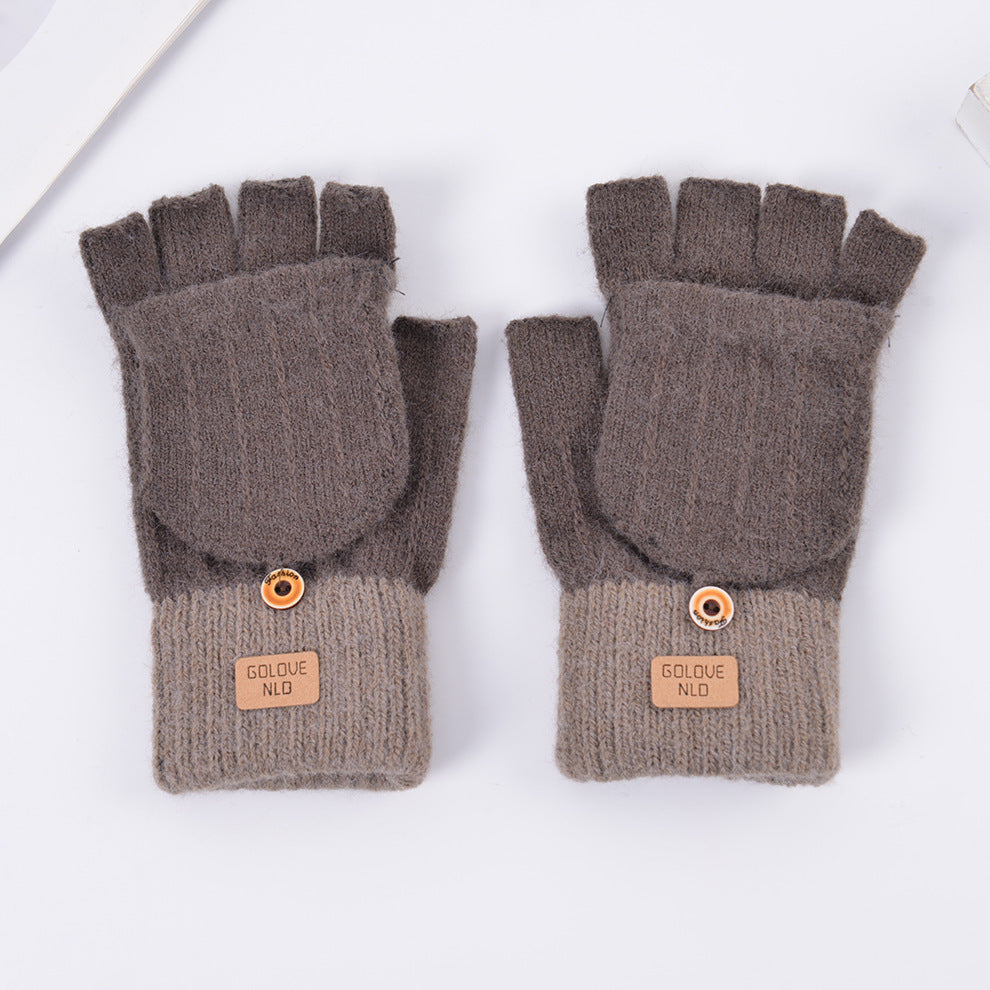 Women's & Men's Knitted Touch Screen Full Finger Thermal Extra Thick Gloves