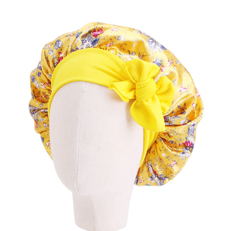 Cute Printed Satin Round Elastic Bandage Kids' Headwear