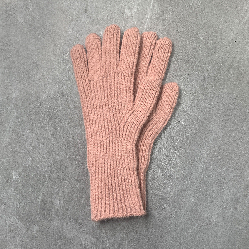 Women's & Men's Knitted For Warm Hole Open Finger Gloves