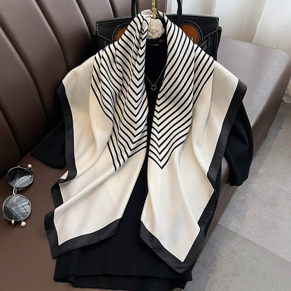 Women's Summer Fashion Trendy Navy Style Professional Square Scarfs