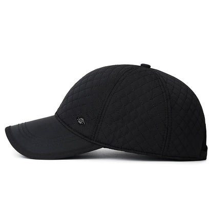 Men's Truss Embroidered Hat Fleece-lined Thickened Peaked Hats & Caps