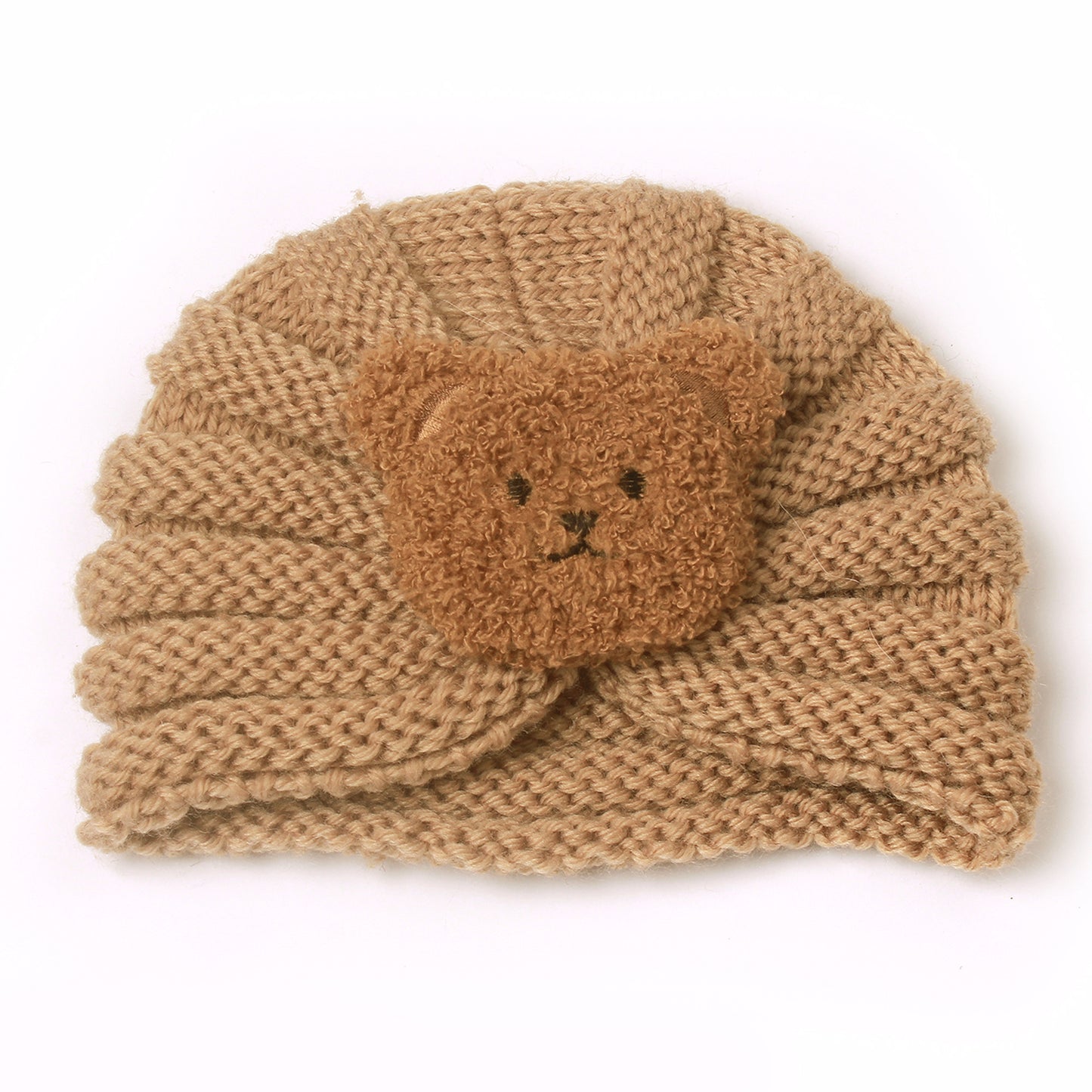 Warm Knitted Hat Cute Bear Head Kids' Headwear