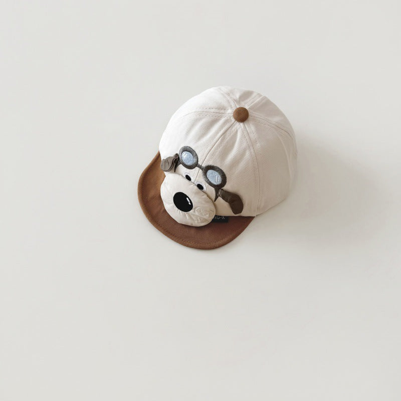 Peaked Puppy Hat Cute Super Baseball Kids' Headwear