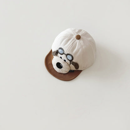 Peaked Puppy Hat Cute Super Baseball Kids' Headwear