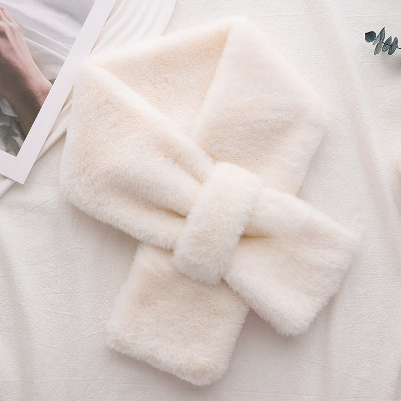 Warm Imitation Rabbit Fur Fake Collar Super Scarfs