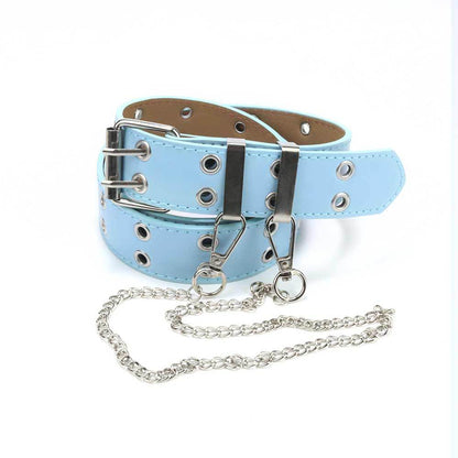 Ornament Niche Design Pink Chain Jeans Belts