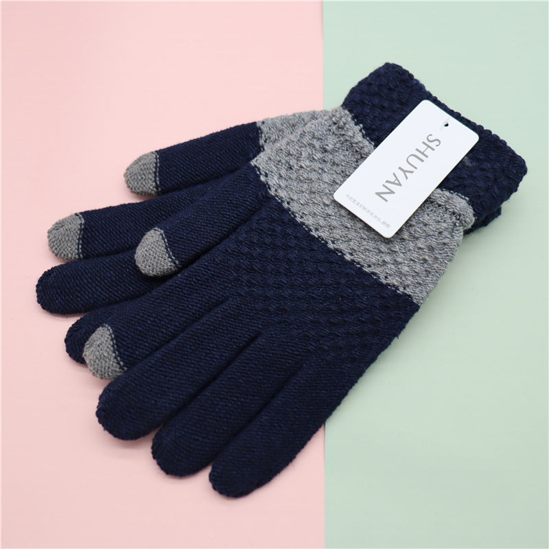 Women's & Men's Touch Screen Winter Cycling Warm Knitted Gloves