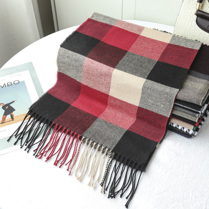 Female Winter High-grade Mohair Artificial Cashmere Scarfs