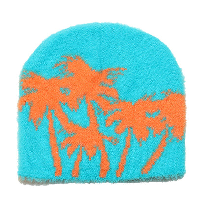 Women's Warm Hat Outdoor Plush Beanie Brimless Hats & Caps