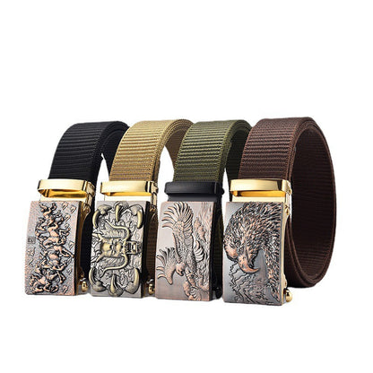 Automatic Buckle Toothless Business Casual Personalized Belts