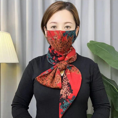 Extended Australian Woolen Cotton Neck Protection Scarfs