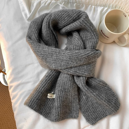 Women's Knitted For Winter Versatile Korean Style Scarfs