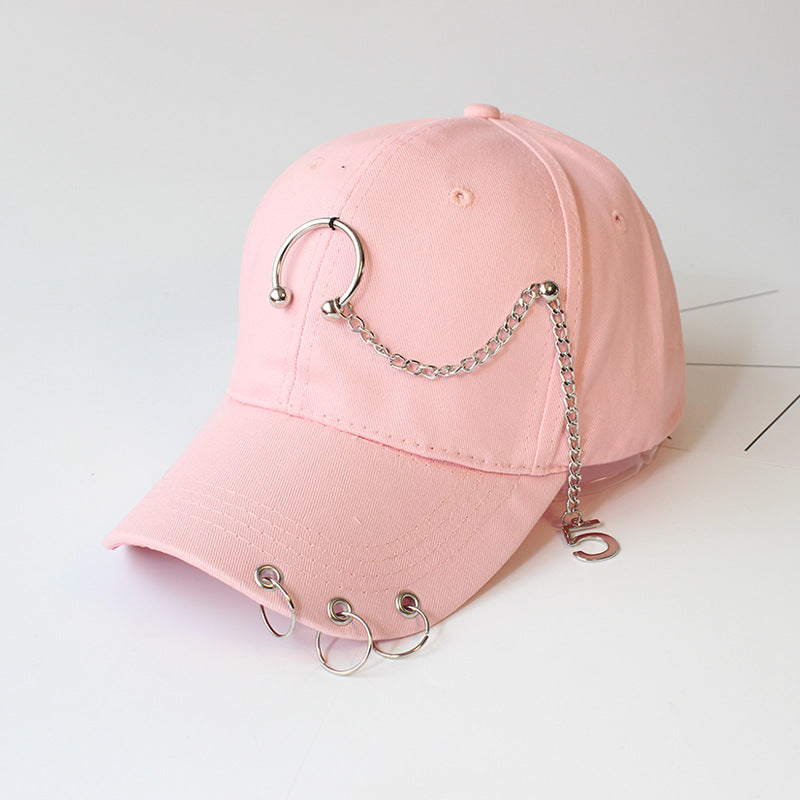 Korean Style Personality Chain Iron Peak Kids' Headwear