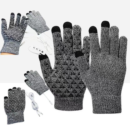 Women's & Men's Double Side Heating Palm Glue Point Gloves