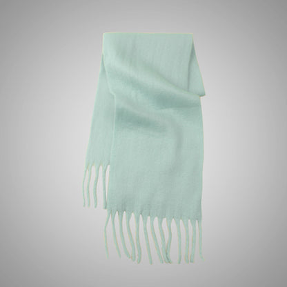 Solid Color Mohair Heavy Idle Style Scarfs