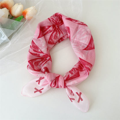 Women's Towel Silk Western Style Fashion Decorative Scarfs