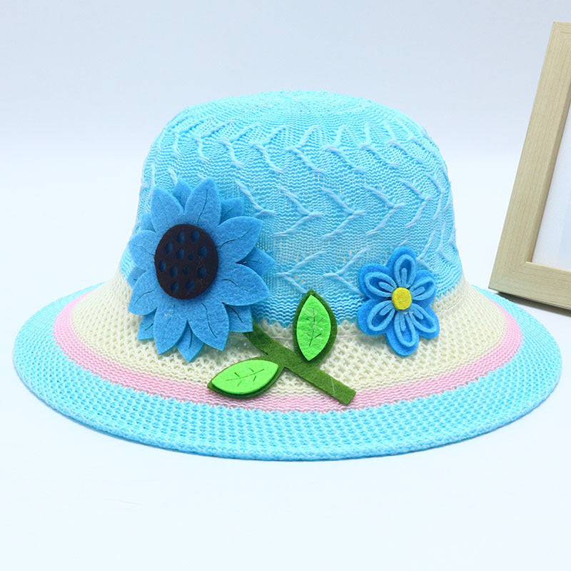 Children's Straw Summer Fisherman Boy Sun Protection The Kids' Headwear