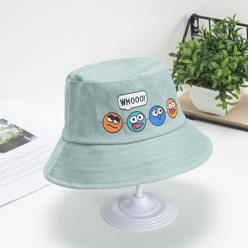 Children's Cartoon Cute Bucket Korean Style Travel Kids' Headwear