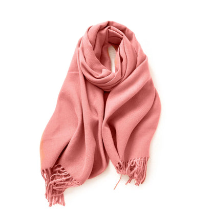 Women's Double-sided Solid Color Macaron Winter Fashion Scarfs