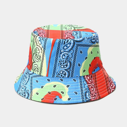 Women's & Men's Paisley Fisherman Hat Double-sided Fashion Sun Hats & Caps