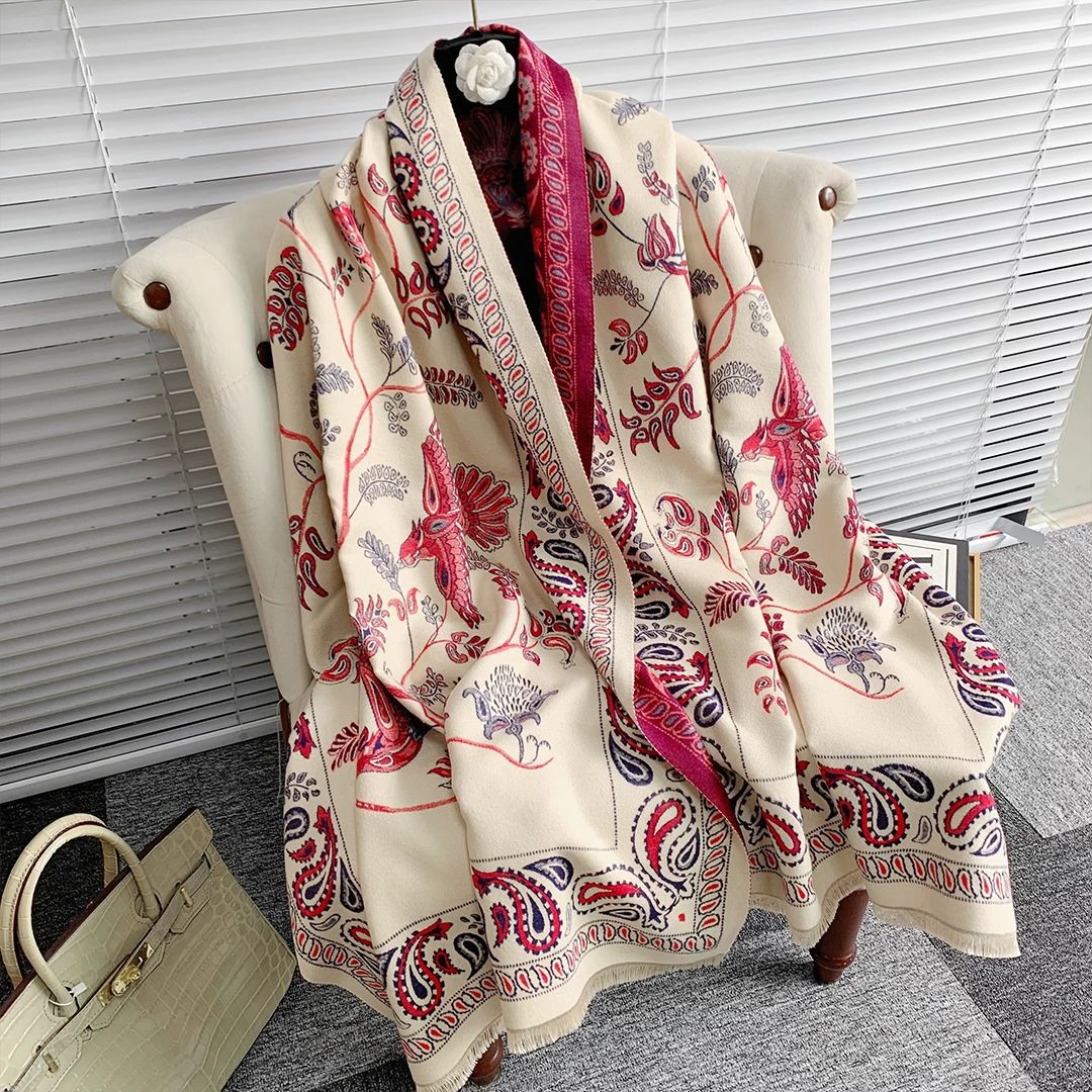 Women's Outer Match Neck Warmer Office Blanket Scarfs