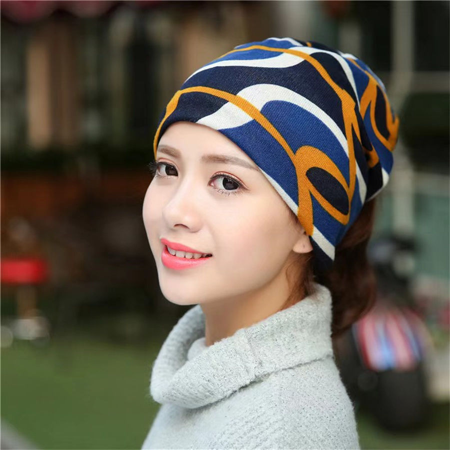 Women's Korean Bandana Windproof Warm Twisted Hat Hats & Caps