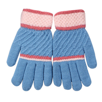 Women's & Men's Thickening Warm Cashmere Jacquard Outdoor Riding Gloves