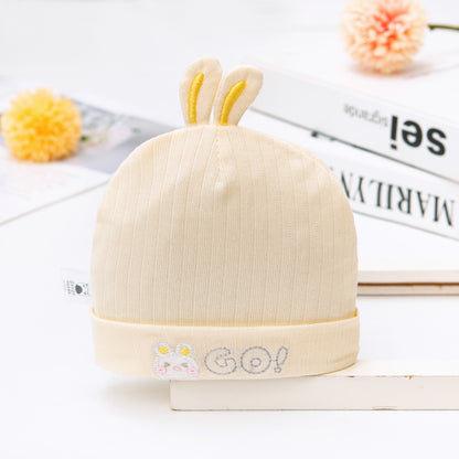 Single Layer Born Fetal Pure Cotton Kids' Headwear