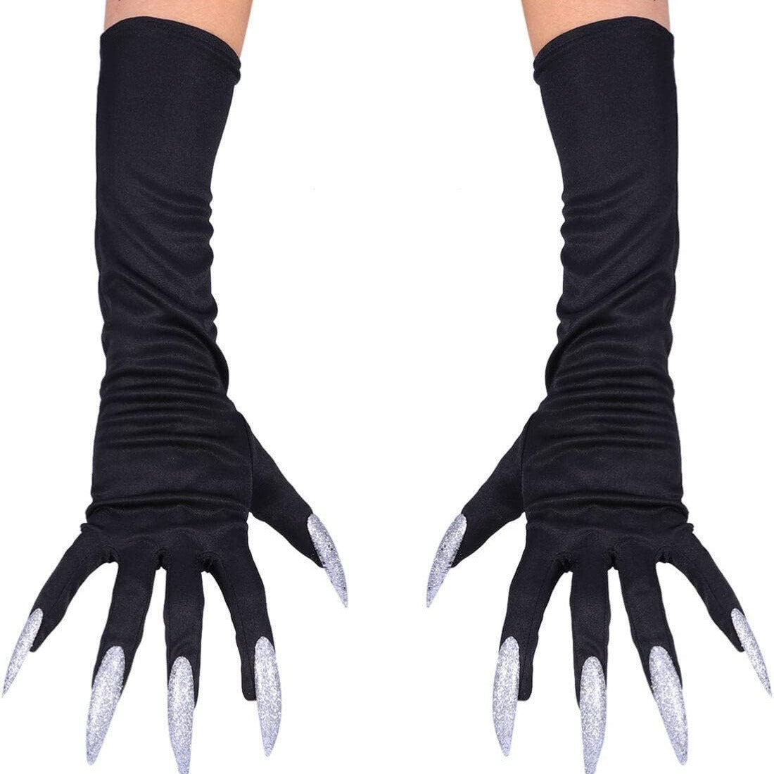 Halloween Long Nail Ghost Performance Show Gloves