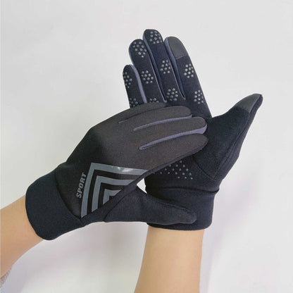 Women's For Winter Fleece-lined Thick Suede Touch Gloves