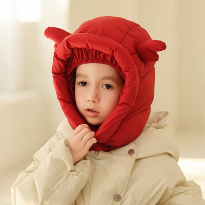 Children's Hat Boys Keep Warm Windproof Sleeve Kids' Headwear