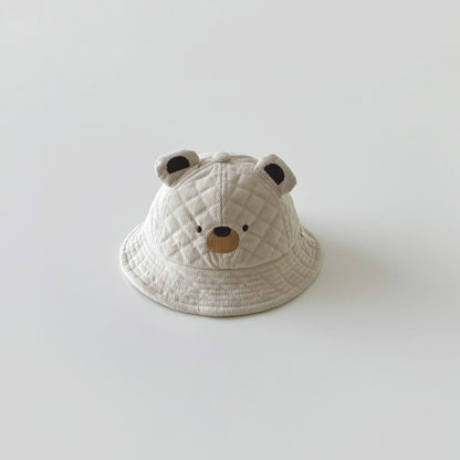 Slouchy Hat Fashion Cartoon Bear Bucket Kids' Headwear