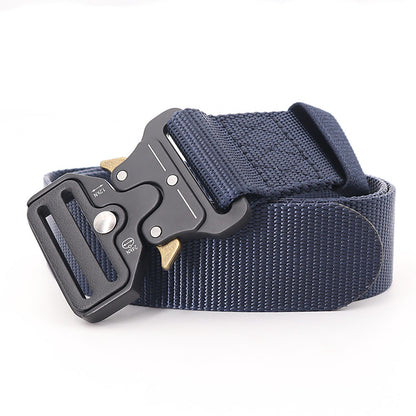 Women's & Men's Outdoor Camouflage Tactical Alloy Canvas Nylon Belts