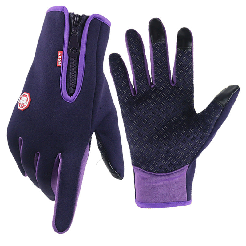 Women's & Men's Ski Touch Screen Riding Fleece Outdoor Keep Gloves